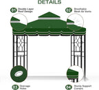 10x10 Canopy Replacement Top Double Tiered Gazebo Cover - Image 3