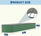 Garvee Galvanized Raised Garden Bed Outdoor, Rust-Resistant Raised Garden Beds - Image 2