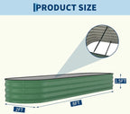 Garvee 6 Pack Galvanized Raised Garden Bed, Rust-Resistant Raised Garden Beds - Image 2