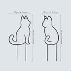Cat-Shaped Small Trellis for Potted Plants, 13 inches Hoya Trellis 2 Pack - Image 4