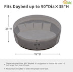 Easy-Going Heavy Duty 600D Outdoor Daybed Cover 92 Inch UV Resistant Patio - Image 2
