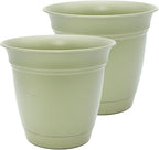 The HC Companies 10 Inch Eclipse Round Planter Pots by TheHCCompanies