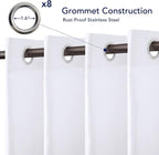 PureFit Outdoor Curtains for Patio Waterproof Weatherproof, UV Resistant - Image 4