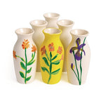 Colorations Decorative Ceramic Vases, Unfinished, Coated Inside, Ready to - Image 4
