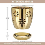 Oairse 6 inch Orchid Pots with Holes, Indoor Plant - Image 3