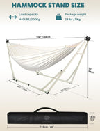 Anyoo 2 in 1 Hammock and Swinging Chair - Image 3