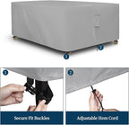 Easy-Going Square Patio Furniture Cover Waterproof Outdoor Dining Table and - Image 5