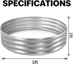 Round Galvanized Raised Garden Bed Kit, Round Galvanized Planter - Image 2