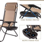 Set of 2 Zero Gravity Chairs Lounge Chair - Image 6