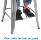 Stackable Metal Bar Stool Backless Indoor-Outdoor Counter Stools Fullmetal - Image 8