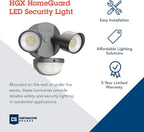 Lithonia Lighting HomeGuard 2-Light LED Outdoor Flood Lights, Motion Sensor - Image 2