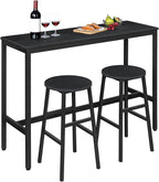 Bar Stools, 24.4 Inch Kitchen Breakfast Bar Stools, Industrial Bar Stools - Image 7