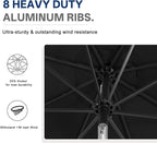 ABCCANOPY 10FT Durable Solar Led Patio Umbrellas - Image 7