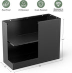 Metal Large Planter Box 36" L x 12" W x 26" H, Heavy Duty Tall Rectangle - Image 2