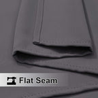 NICETOWN Grey Outdoor Curtains for Patio Waterproof 2 Panels, Windproof - Image 8