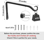 Gtongoko 2 Pack 8 Inch Metal Plant Hangers Wall Hooks - Image 2