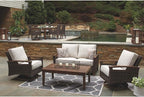 Signature Design by Ashley Paradise Trail Outdoor Loveseat - Image 8