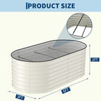 Garvee 2 Pack Galvanized Raised Garden Beds - Image 2