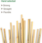 40pcs Natural Bamboo Sticks for Indoor and Outdoor Plants, 16 Inch Plant - Image 2