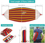 MOSFiATA Camping Hammock 550lb Upgraded Thickened 320G Durable Canvas Fabric - Image 3