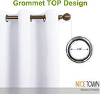 NICETOWN Sliding Door Curtains for Patio, Wide Width Drape, Vertical Curtains - Image 3