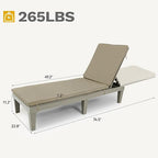 DWVO Outdoor Chaise Lounge - Image 3