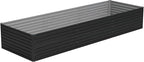 Vengarus 12x2x2FT Galvanized Raised Garden Bed Kit, Large Rectangle Elevated - Image 7