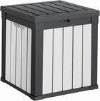 DRATO 51 Gallon Deck Boxes Resin Outdoor Storage Box UV Resistant Outside Deck by DRATOprovidesawarmandcozy
