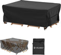Velway Patio Table Chairs Set Cover Square Waterproof 74"Lx47"Wx28"H Outdoor by Velway