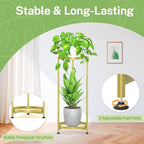 iDavosic.ly 2 Tier Corner Plant Stand Indoor, Tall Vertical Metal Flower Heavy - Image 7