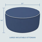 LVTXIII Inflatable Stool Ottoman Footrest - Image 3