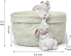 Rabbit Flower Pot Succulent Planter Garden Pots, Easter Decorative Flower Pot - Image 6
