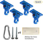 Heavy Duty Blue Swing Hangers Screws Bolts Included Over 5000 lb Capacity - Image 2