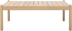 Christopher Knight Home Lenor Patio Acacia Wood Coffee Table, Solid Wood - Image 4