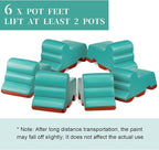 Kigeli 6 Pcs Resin Garden Pot Feet - Image 7