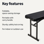 Amazon Basics 6ft Folding Bench - Image 3