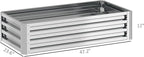 Outsunny Galvanized Raised Garden Bed, - Image 7