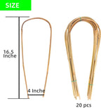 Avalution 16" Natural Bamboo Plants Trellis U-Hoop, Bamboo Gaeden Trellis - Image 2