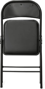 Amazon Basics Comfortable Vinyl-Padded Metal Steel Folding Chairs - Image 5