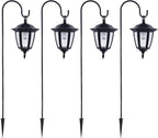 Dynaming 4 Pack Solar Hanging Lights Outdoor, Solar Powered Garden Decorative - Image 8