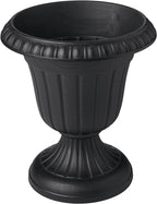 Arcadia Garden Products PL00BK Classic Traditional Plastic Urn Planter - Image 2
