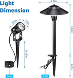 SUNVIE All-in-One LED Low Voltage Landscape Lighting Kit 6 Pathway Lights 2 - Image 8