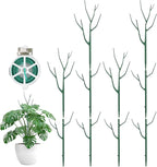 10 Pack Stackable Plant Support Stakes, Climbing Plant Support Structures by Qaobo