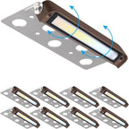 LEONLITE 8-Pack Premium Series 5CCT 7 Inch LED Hardscape Lighting Swivel by LEONLITE
