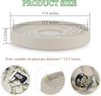 2 Pack Plant Caddy with Wheels, Flower Pot - Image 3