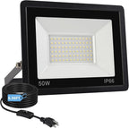 50W Flood Lights Outdoor, 8000LM Bright LED Work Light, IP66 Waterproof Outside by Unknown