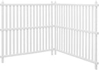 VEVOR 48" W x 48" H Vinyl Fence Panels, Air Conditioner Fence, Outdoor Privacy - Image 9