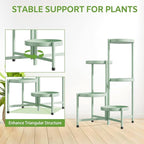 iDavosic.ly 5 Tier Large Plant Stand Indoor, 10 Inch Wide Corner Tall Metal - Image 6