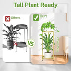 iDavosic.ly 2 Tier Corner Plant Stand Indoor, Tall Vertical Metal Flower Heavy - Image 3