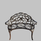 KAILI Garden Bench, Metal Aluminum Rose, Suitable - Image 6